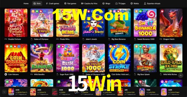 Welcome Bonus 15Win